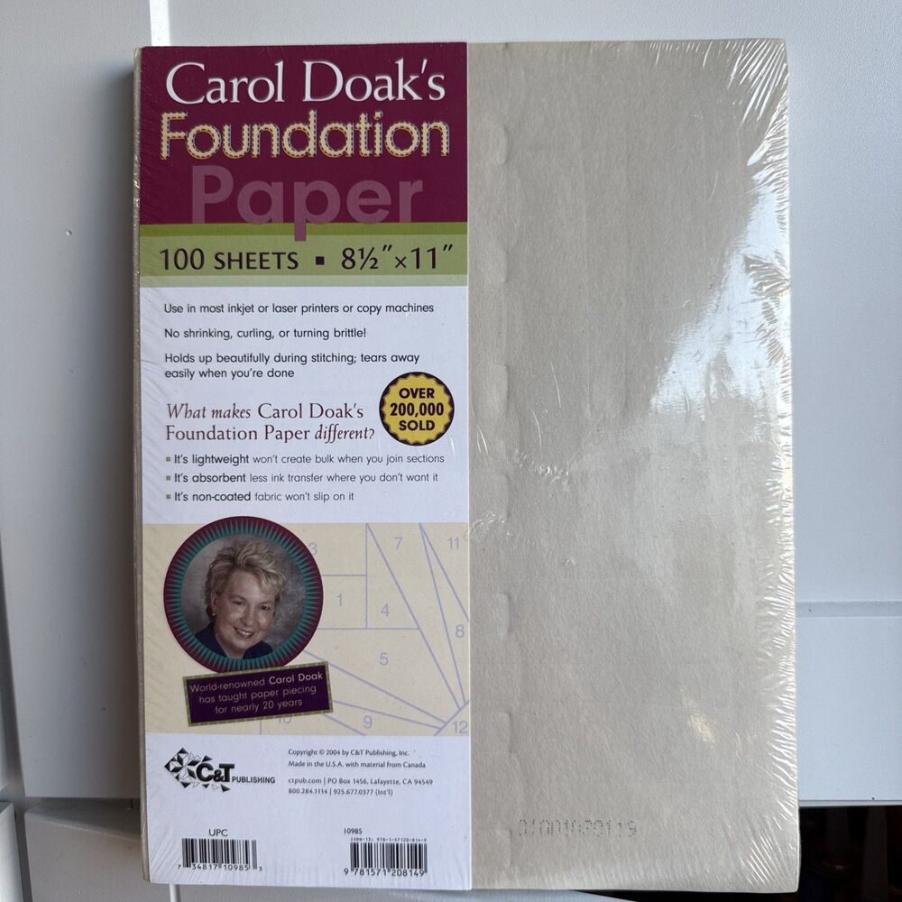 Carol Doak's Foundation Paper 8.5-x-11-inch